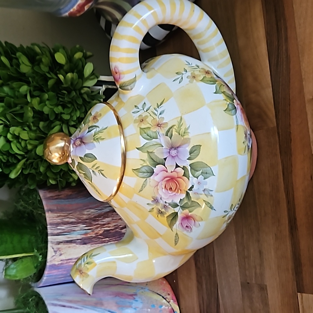 VTG Yellow Honeymoon Teapot, Excellent Condition - Picture 14 of 16